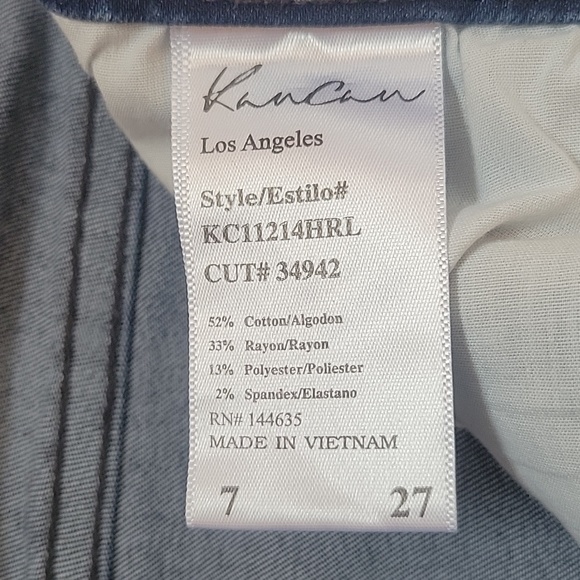 Kancan Los Angeles Jeans (Cut #34942) size 7 / 27 - Picture 6 of 6